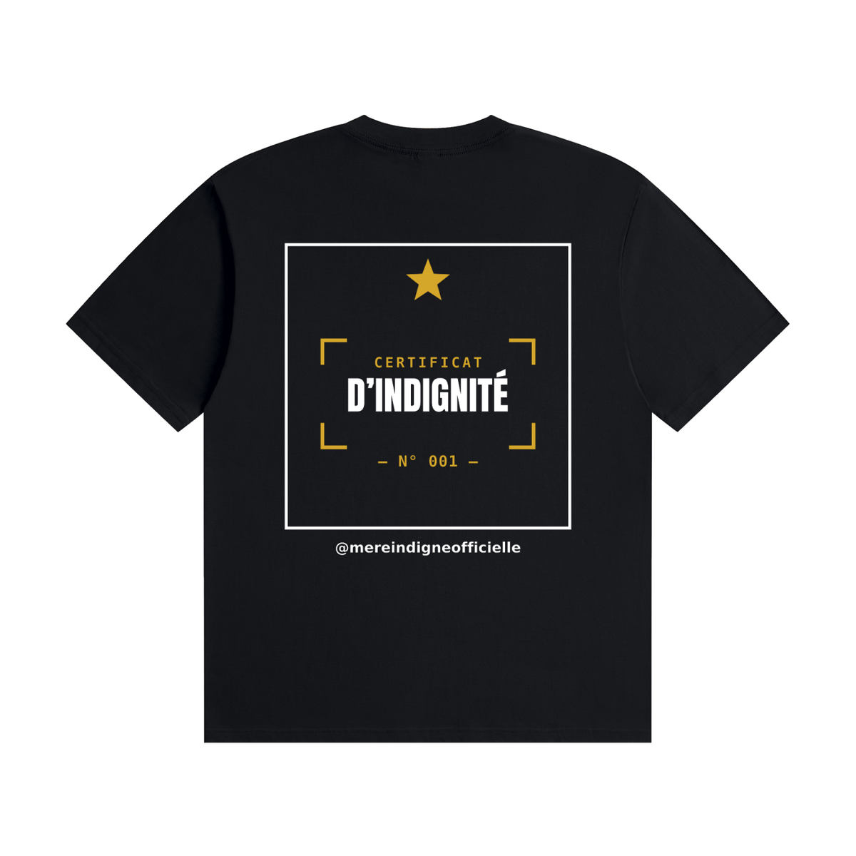 Certificat Tante Indigne (Noir)