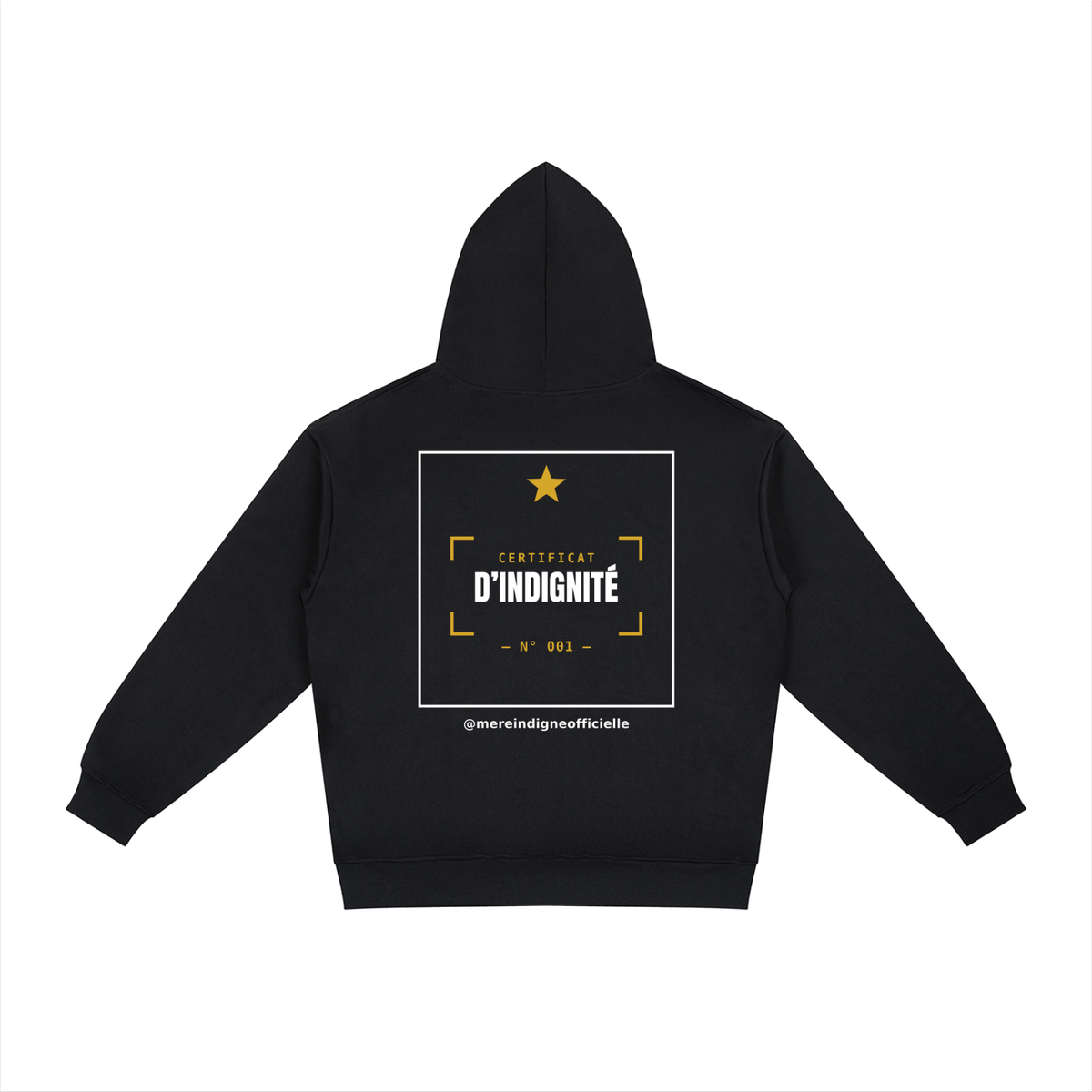 Hoodie Mère Indigne - Écusson