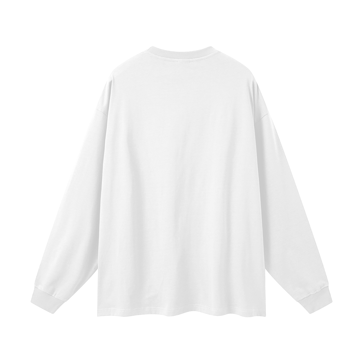 T-shirt Manches Longues Oversize - Mère Indigne (Blanc)